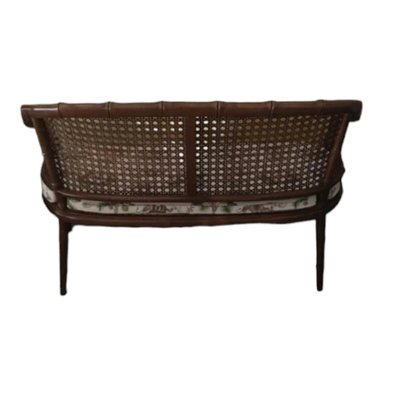 Vintage 2-Seater Sofa in Faux Bamboo-TCS-1770644