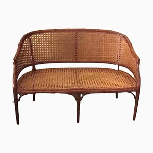 Vintage 2-Seater Sofa in Faux Bamboo-TCS-1770644