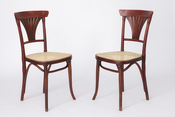 Vintage #221 Chairs from Thonet, Set of 2-DOM-1778087