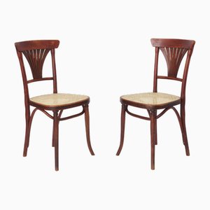 Vintage #221 Chairs from Thonet, Set of 2-DOM-1778087