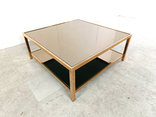 Vintage 23kt Coffee Table from Belgo Chrom / Dewulf Selection, 1970s-IRH-1820101