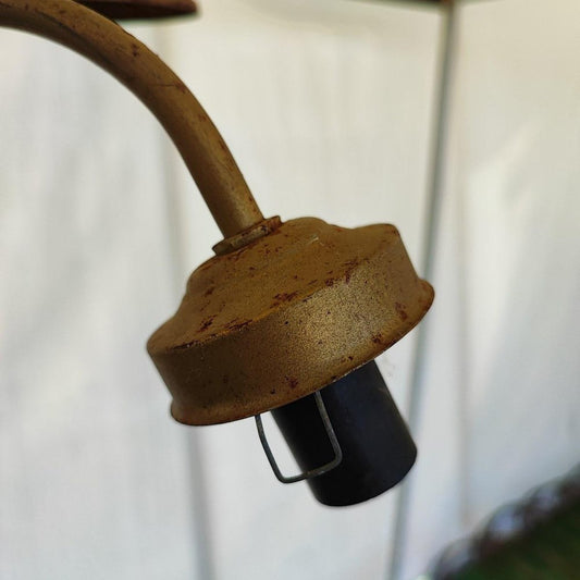 Vintage 3-Arm Chandelier in Wood