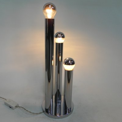 Vintage 3-Cylinder Table Lamp in the Style of Sciolari, 1970s-TL-630398