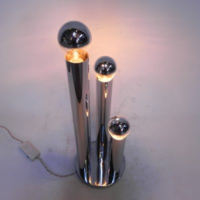 Vintage 3-Cylinder Table Lamp in the Style of Sciolari, 1970s-TL-630398