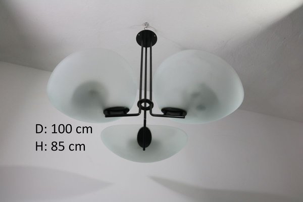 Vintage 3-Light Ceiling Lamp from Artemide, 1970s-SXX-838581