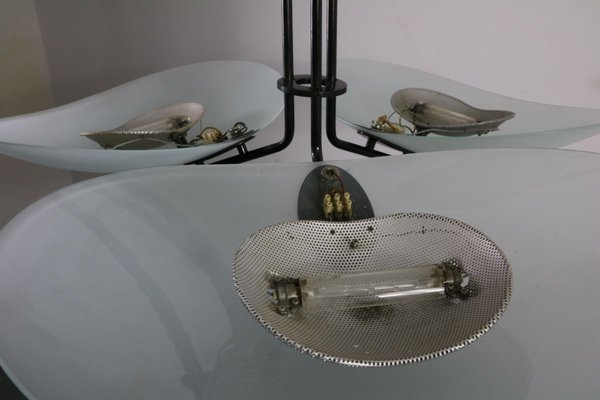 Vintage 3-Light Ceiling Lamp from Artemide, 1970s-SXX-838581