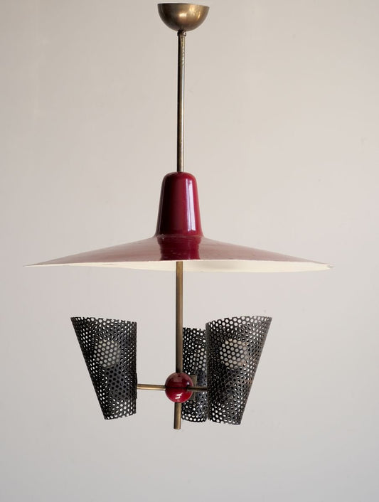 Vintage 3-Light Pendant Lamp from DekaLux