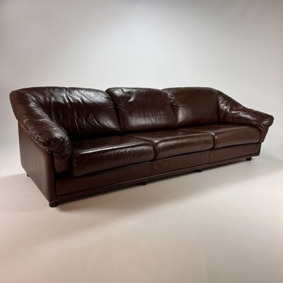 Vintage 3-Seater Leather Sofa from Leolux, 1970s-RMX-1191152