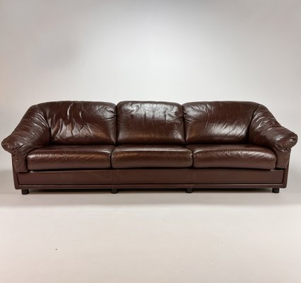 Vintage 3-Seater Leather Sofa from Leolux, 1970s-RMX-1191152