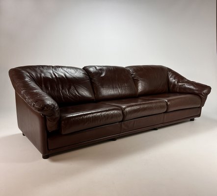 Vintage 3-Seater Leather Sofa from Leolux, 1970s-RMX-1191152