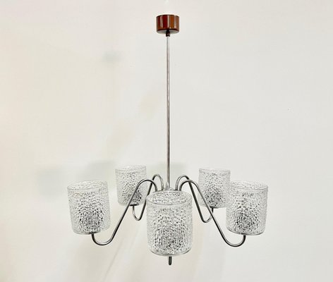 Vintage 5-Arm Chandelier from Lidokov, 1970s-ZCY-1375698