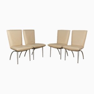 Vintage 7100 Leather Chairs by Rolf Benz, Set of 4-RQW-2016724