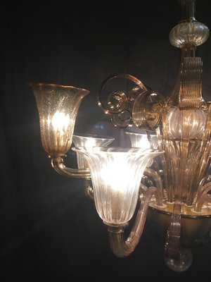 Vintage 9-Light Chandelier from Cesare Toso-XQC-623763