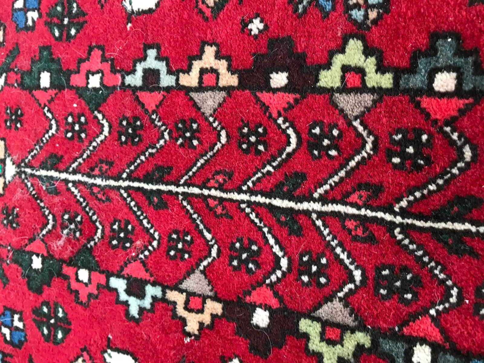 Vintage Abadeh Runner Rug, 1980s