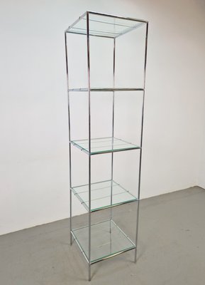 Vintage Abstracta Display Rack in Metal & Glass by Poul Cadovius, Denmark, 1960s-AXJ-2022574