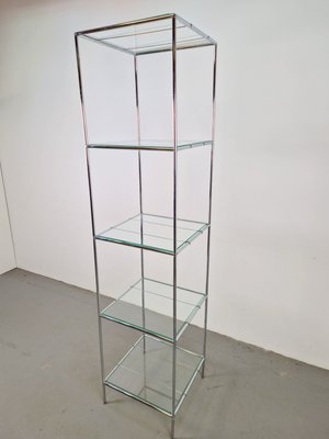 Vintage Abstracta Display Rack in Metal & Glass by Poul Cadovius, Denmark, 1960s-AXJ-2022574