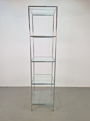 Vintage Abstracta Display Rack in Metal & Glass by Poul Cadovius, Denmark, 1960s-AXJ-2022574