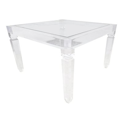 Vintage Acrylic Glass Coffee Table, 1970s-IRH-1449514