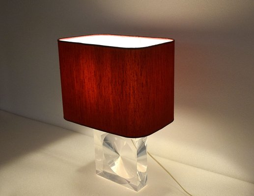 Vintage Acrylic Table Lamp from Romeo Rega, 1970s-HS-2016249