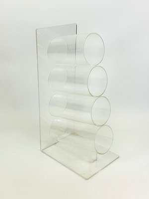 Vintage Acrylic Wine Rack, 1970s-ZCY-2021773