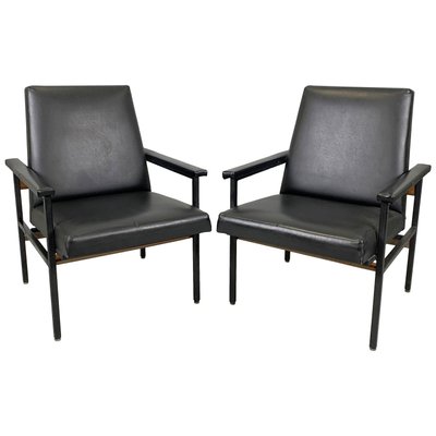 Vintage Adjustable Armchairs, Czechoslovakia, 1970s, Set of 2-TZ-826144