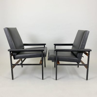 Vintage Adjustable Armchairs, Czechoslovakia, 1970s, Set of 2-TZ-826144