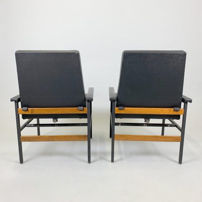 Vintage Adjustable Armchairs, Czechoslovakia, 1970s, Set of 2-TZ-826144