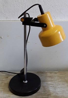 Vintage Adjustable Desk Lamp in Metal, Plastic & Chrome, 1970s-HOI-1295866