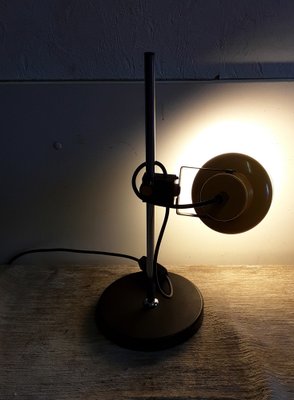 Vintage Adjustable Desk Lamp in Metal, Plastic & Chrome, 1970s-HOI-1295866