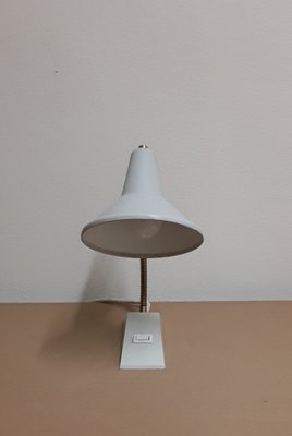 Vintage Adjustable Desk Lamp with Gray Plastic Base, 1970s-HOI-1432027