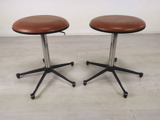 Vintage Adjustable Stools, Set of 2-EAD-1066953