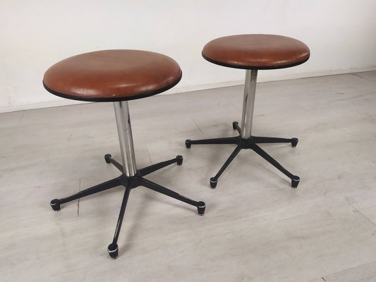 Vintage Adjustable Stools, Set of 2-EAD-1066953