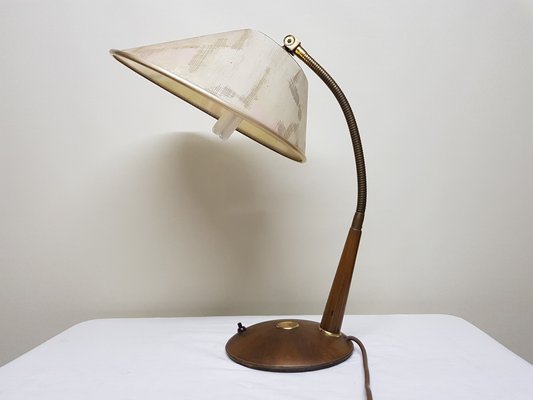 Vintage Adjustable Teak Lamp, 1960s-YFS-1354524