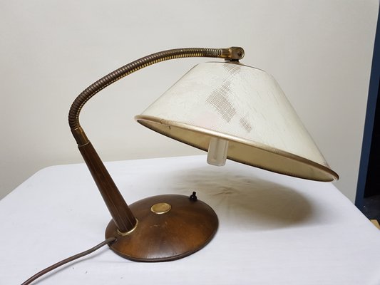 Vintage Adjustable Teak Lamp, 1960s-YFS-1354524