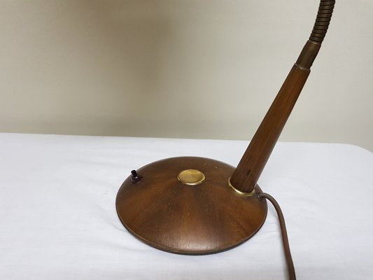 Vintage Adjustable Teak Lamp, 1960s-YFS-1354524