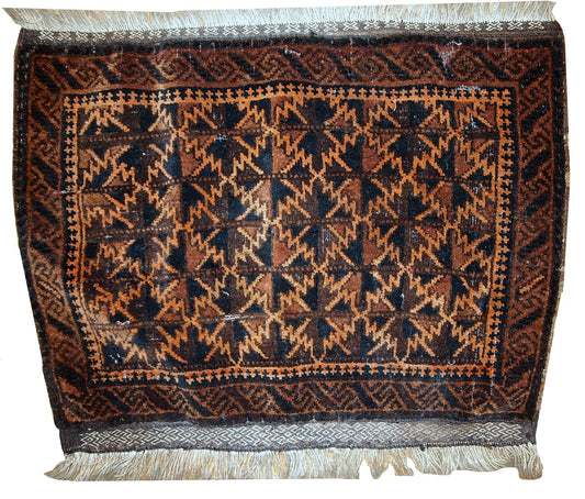 Vintage Afghan Baluch Rug, 1920s