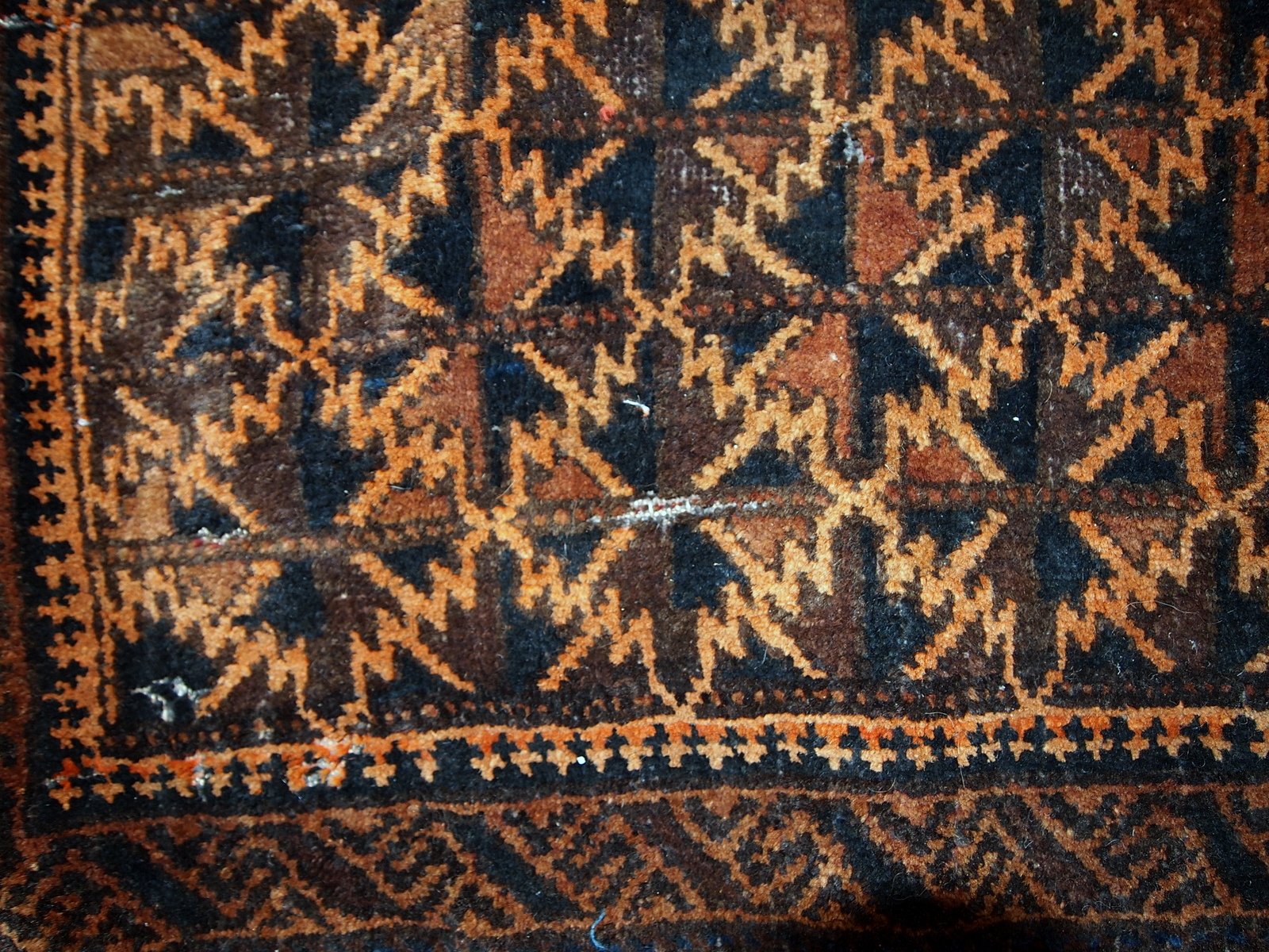 Vintage Afghan Baluch Rug, 1920s