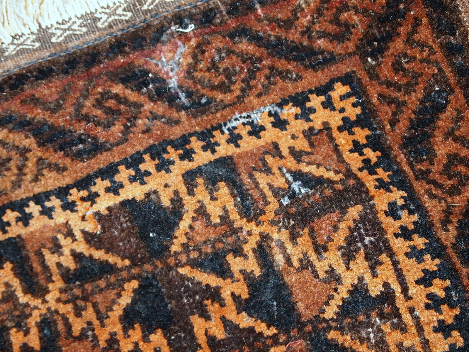 Vintage Afghan Baluch Rug, 1920s