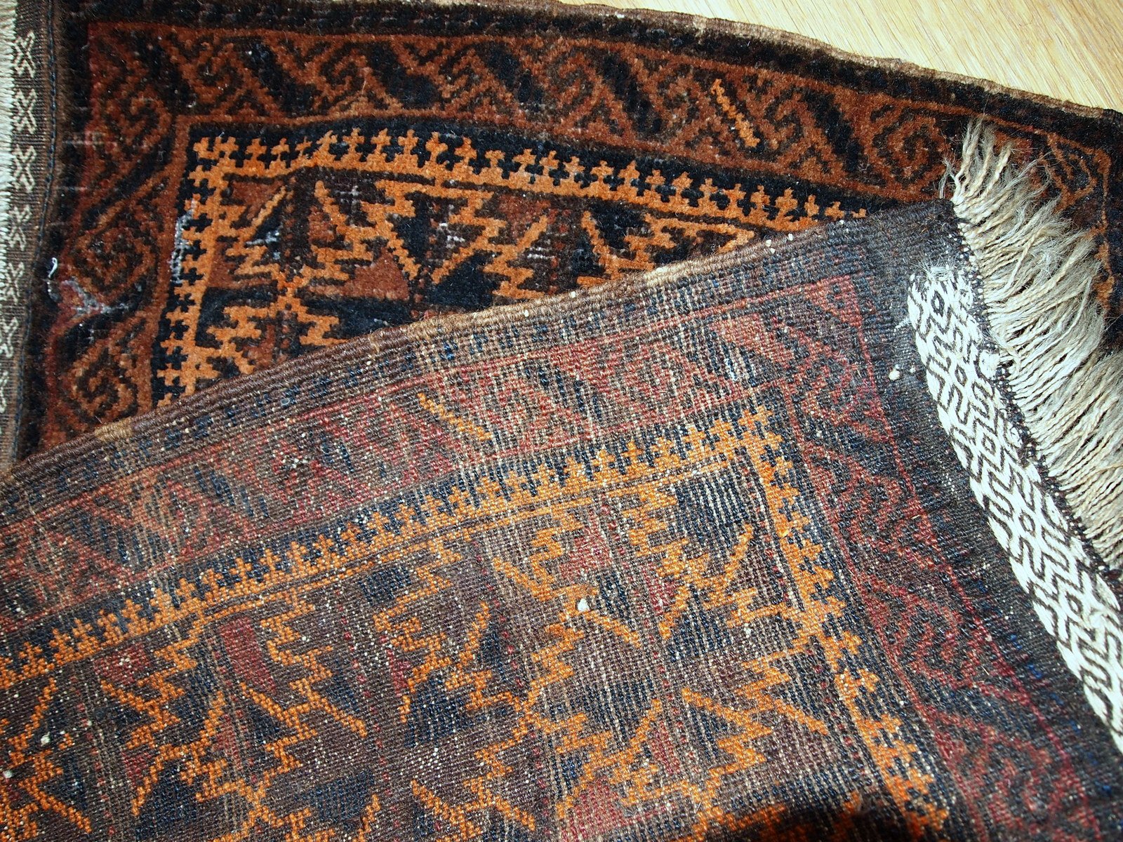 Vintage Afghan Baluch Rug, 1920s