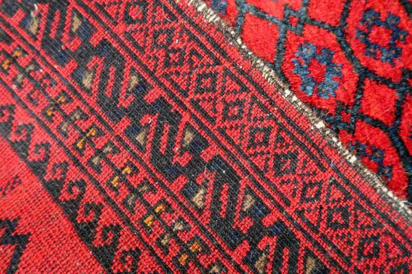 Vintage Afghan Baluch Rug, 1950s-JZV-1361399