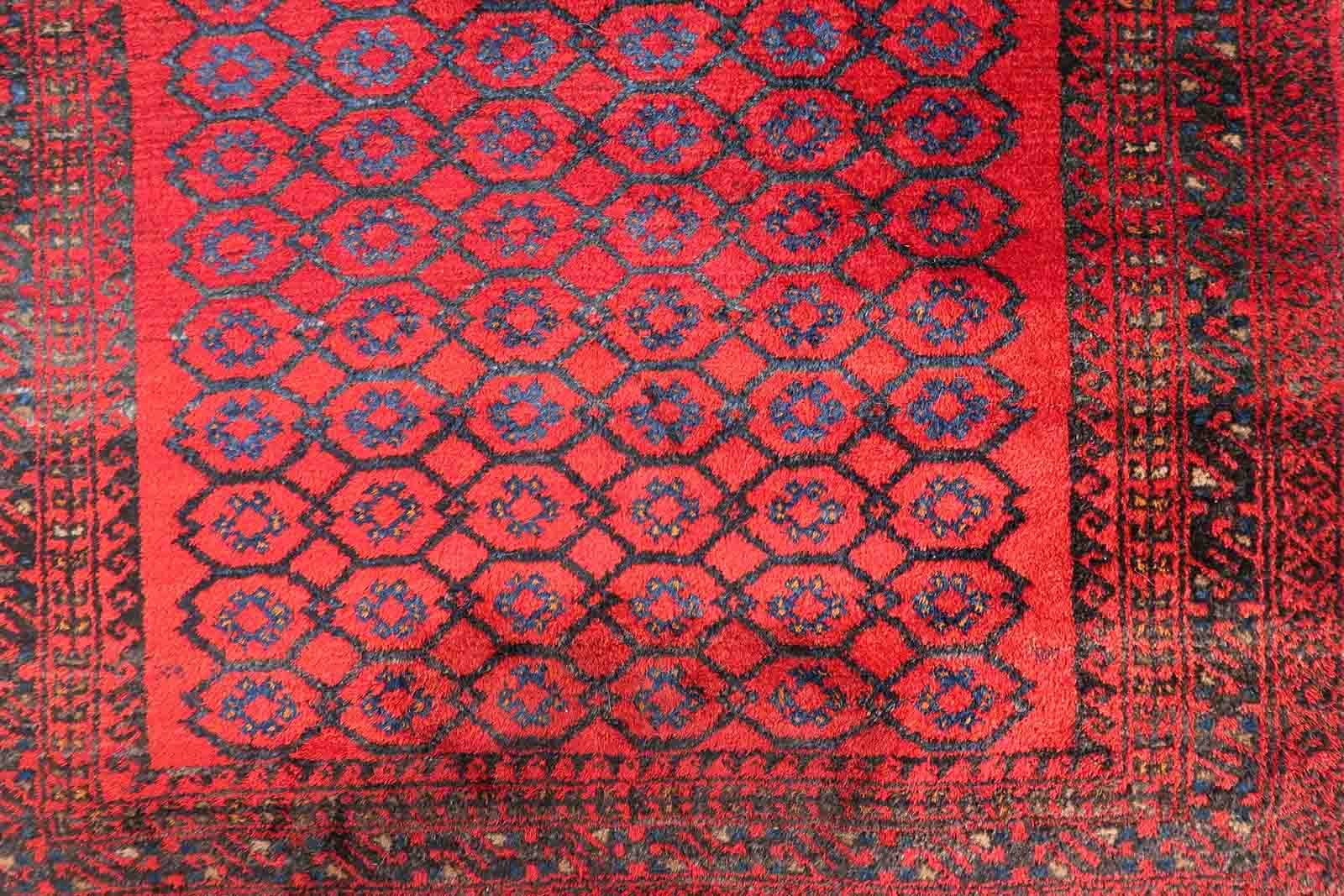 Vintage Afghan Baluch Rug, 1950s