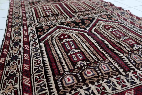 Vintage Afghan Baluch Rug, 1970s-JZV-1352648