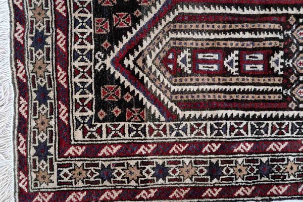 Vintage Afghan Baluch Rug, 1970s-JZV-1352648