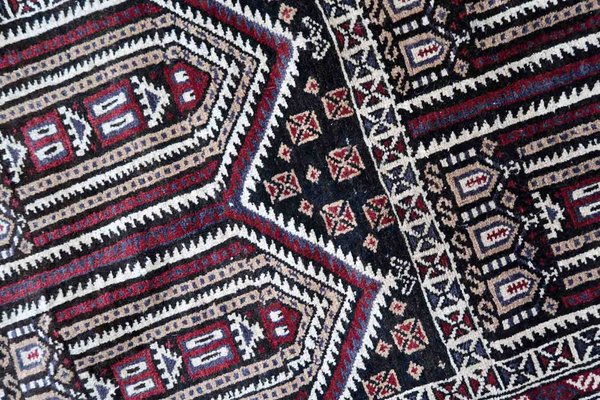 Vintage Afghan Baluch Rug, 1970s-JZV-1352648