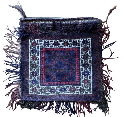 Vintage Afghan Baluch Salt Bag, 1940s-JZV-1397340