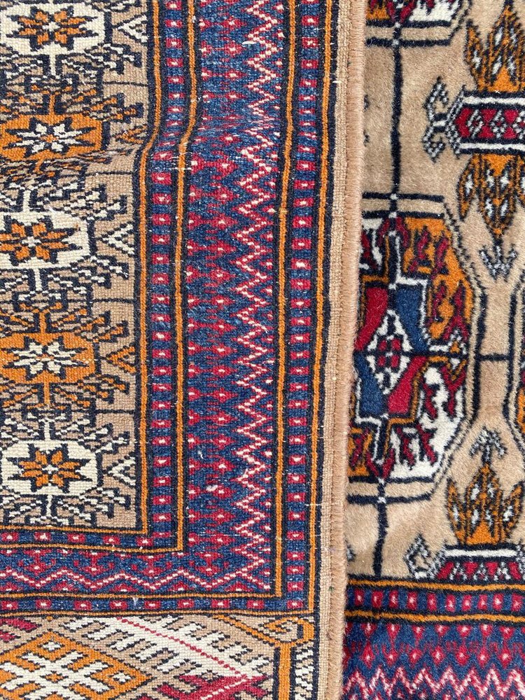 Vintage Afghan Boukhara Design Rug