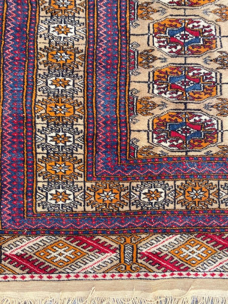 Vintage Afghan Boukhara Design Rug