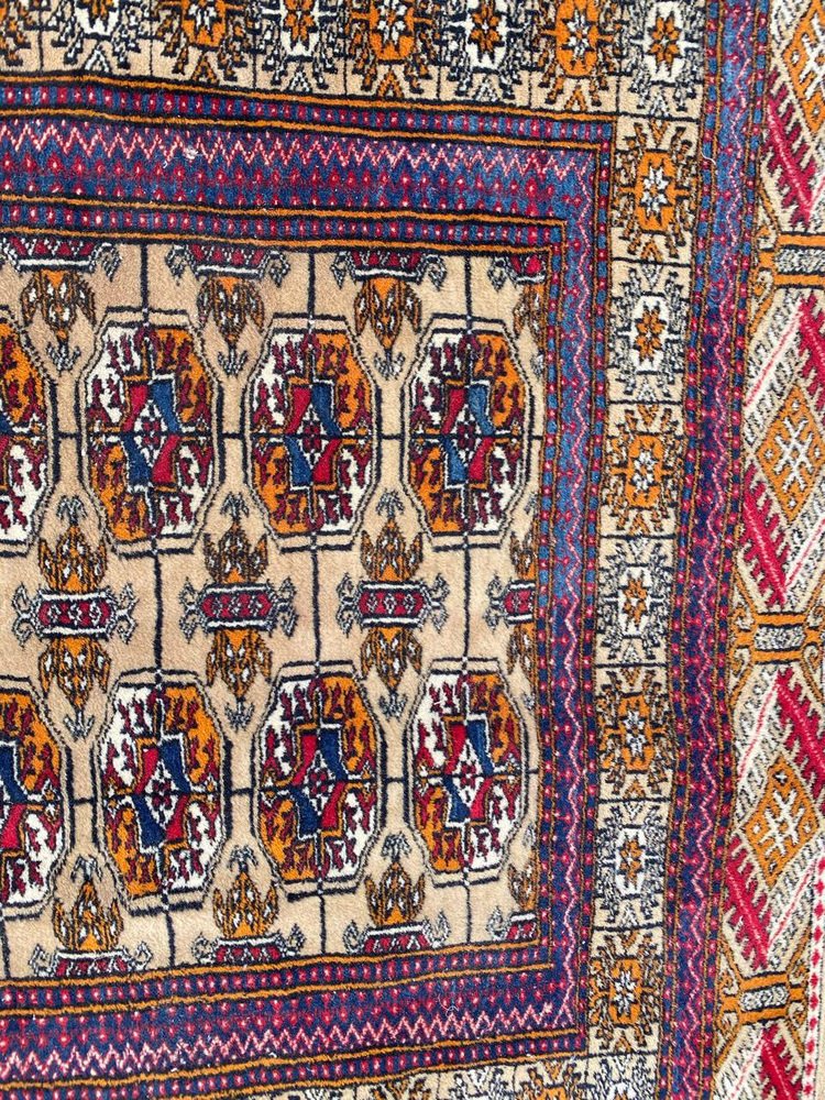 Vintage Afghan Boukhara Design Rug