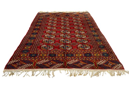 Vintage Afghan Buchara Rug, 1980s-AIV-1724474