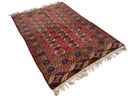 Vintage Afghan Buchara Rug, 1980s-AIV-1724474